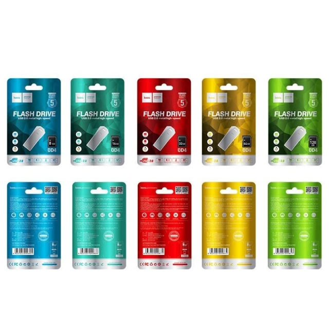 HOCO Pendrive UD5 64 GB USB 3.0 Metall, schnelle Übertragung, langlebig