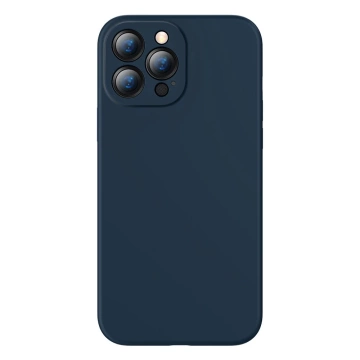 Чохол-накладка Baseus Liquid Gel Case Silicone Cover для iPhone 13 Pro Blue (ARYT000703)