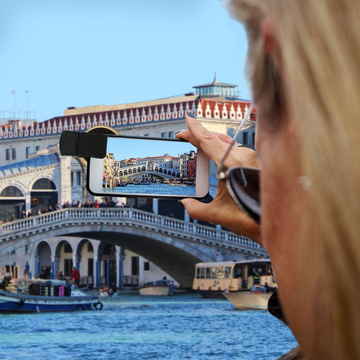 Objektív Objektív smartfónu 2v1 súprava Alogy Lens klip 0,45x makro 12,5x široký