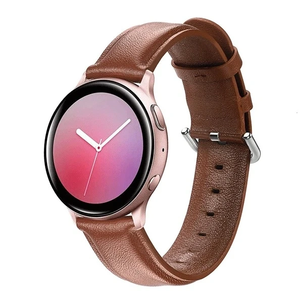 Pasek do Smartwatcha Beline pasek Elegance uniwersalny do 20mm brązowy/brown