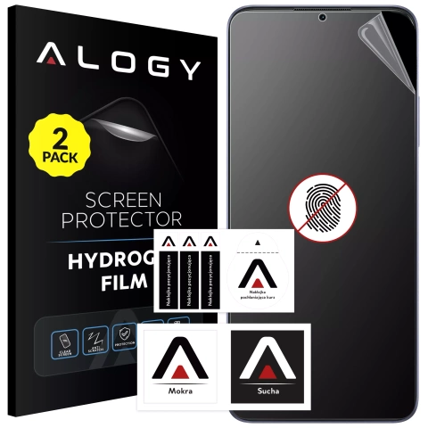 2x Folia "MATOWA" do Oppo A17 Hydrożelowa Alogy HydroSkin Matte Pro™ na ekran do etui "BEZ ODCISKU PALCÓW"
