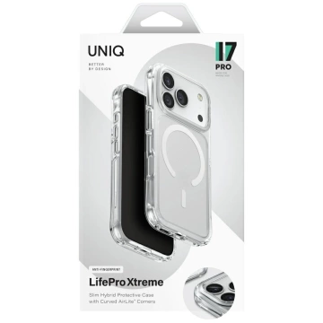 Etui Ochronne do iPhone 17 Pro UNIQ LifePro Xtreme Magclick Clear