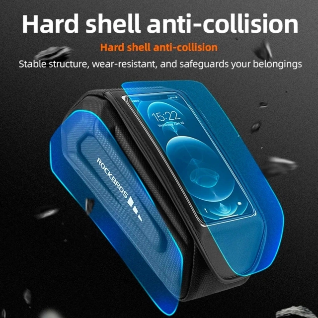 Torba Rowerowa Rockbros 30120064001 Na Ramę Z Pokrowcem Na Telefon