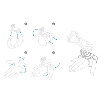 PGYTECH Handgelenk- und Handhalterung für DJI Osmo Pocket / Pocket 2 und Action-Kameras (P-18C-024)