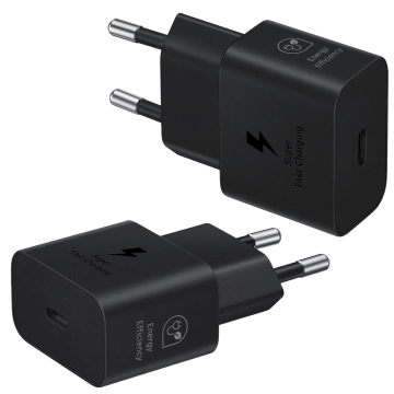Original Samsung EP-T2510NBE Charger Fast Charging PowerDelivery PD 25W Black