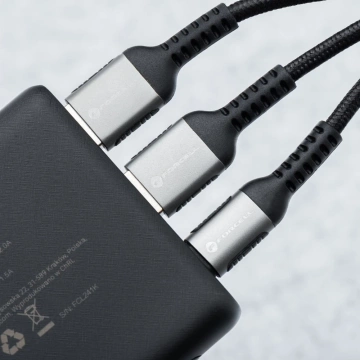 Зовнішній акумулятор Forcell F-Energy P10K2 10000mAh PD 22,5W QC3.0 чорний