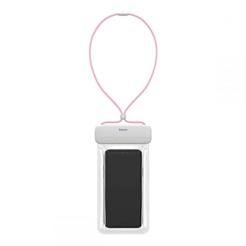 Baseus 7.2 inch waterproof case IPX8 Pink