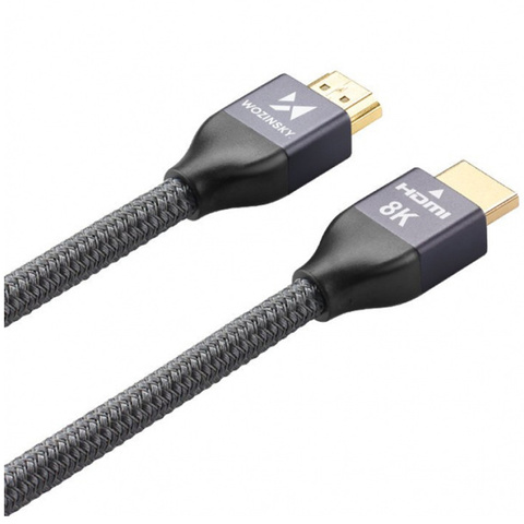 Кабель HDMI 5 м Кабель Возінського для передачі 48 Гбіт/с 8K 60 Гц Чорний
