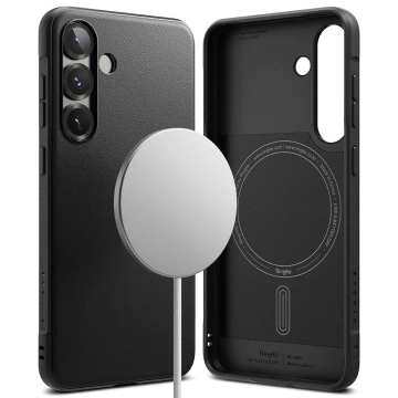 Чохол для Samsung Galaxy S25 Black з магнітним кільцем Onyx MagSafe