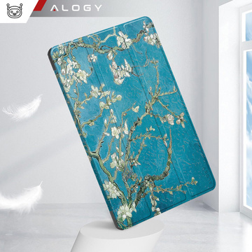 Чохол для Lenovo Tab M11 10.95" TB330FU / TB330XU / TB331FC Чохол для планшета Чохол Alogy Обкладинка-книжка Квітуче мигдальне дерево (Ван Гог) Стилус