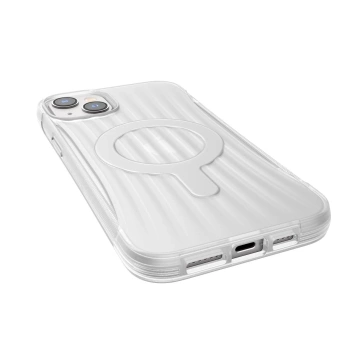 Raptic Clutch Built Case for iPhone 14 Plus with MagSafe transparent back cover