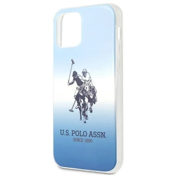 Pouzdro na telefon US Polo Gradient Collection iPhone 12/12 Pro 6,1". modrá/modrá
