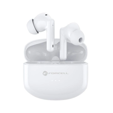 Forcell F-Audio TWS Clear Sound Wireless Earphones BT 5.3 White