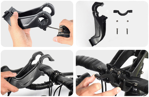 Beuteltasche Satteltasche Fahrradhalter Wildman Bag GS6 4l 7 Zoll Schwarz