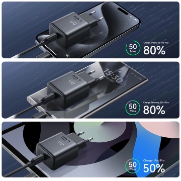 Sieťová nabíjačka Joyroom USB-C PD 20W – čierna