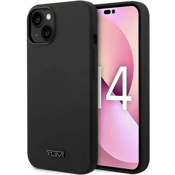 Чохол Tumi Liquid Silicone для iPhone 14 Plus чорний/чорний