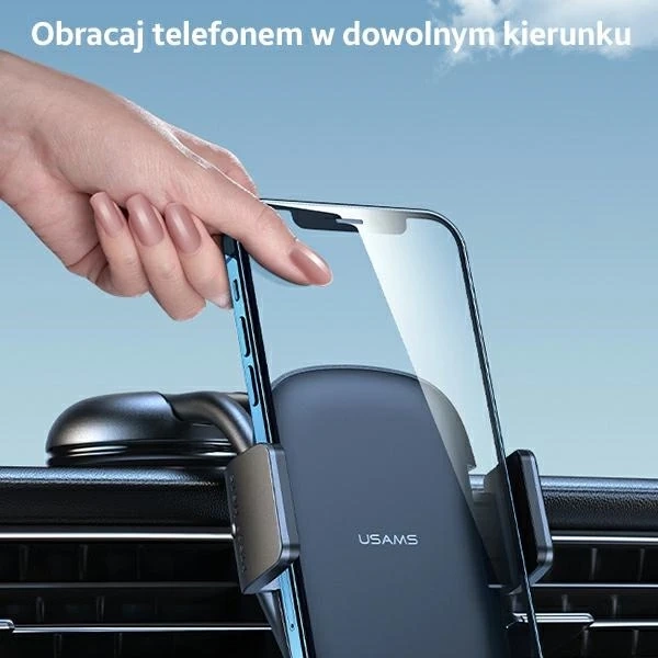 USAMS Držiak kokpitu/okna čierna/čierna ZJ063ZJ01 (US-ZJ063)