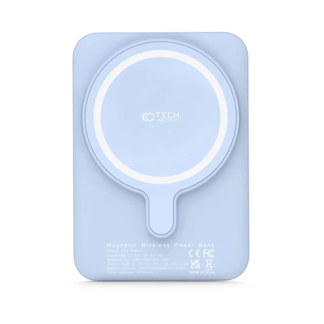 LifeMag Powerbank PB10 mit MagSafe 5000mAh Blau