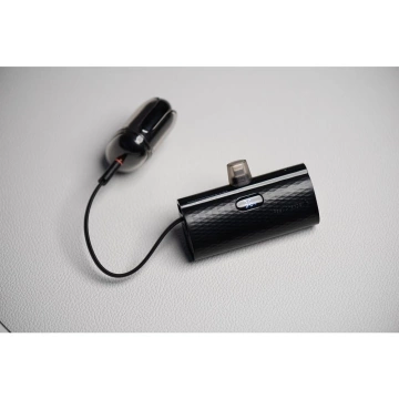 Powerbanka FORCELL F-ENERGY Power Plug F5K3 s vestavěným Lightning PD konektorem 20W 5000mAh černá