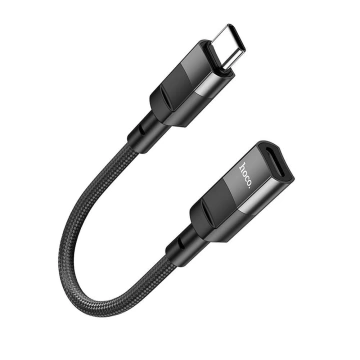 HOCO OTG Adapter Type-C (Male) To Lightning (Female) 3A U107 0.1M Black
