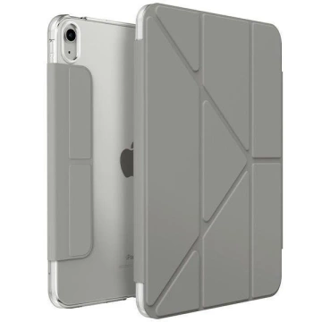 Etui na tablet UNIQ Camden do Pad 11 gen. (2025) / iPad 10 gen. (2022) szary/grey fossil Antimicrobial