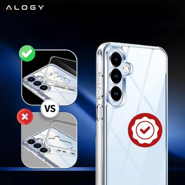 Alogy HybridShield™️ Schutzhülle für Samsung Galaxy S24 FE, transparent