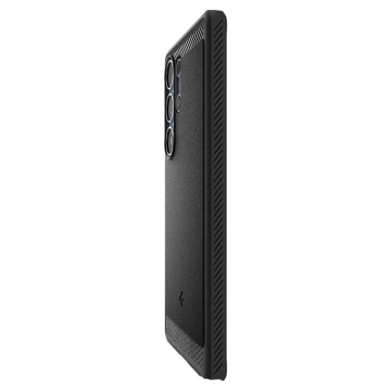 Чохол для Samsung Galaxy S25 Ultra Matte Black Spigen Rugged Armor MagSafe