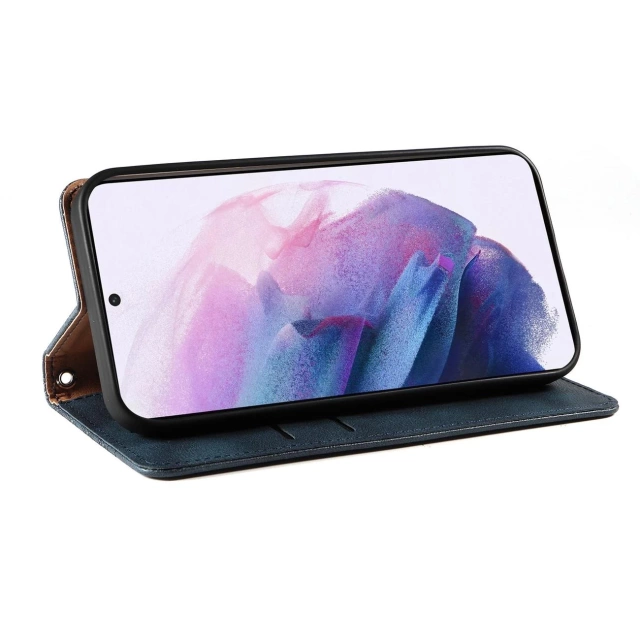 Magnet Strap Case for Samsung Galaxy S22 (S22 Plus) case wallet mini lanyard pendant blue