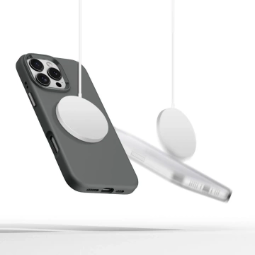 Silikónový obal Etui Tech-Protect Pure MagSafe pre iPhone 16 Pro, hliněný