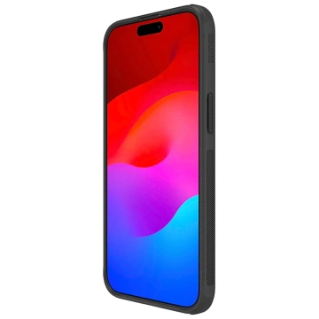 Nillkin Super Frosted Shield Pro verstärkte Hülle für iPhone 15 Pro Max – Schwarz
