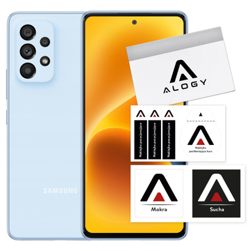Гібридне скло для Samsung Galaxy A53 5G Захисне покриття для екрану Alogy Flexi Glass 9H Case Friendly Плоский захисний екран