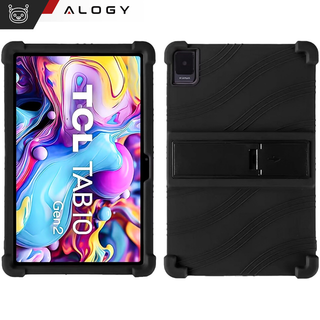 Чохол для TCL TAB 10 Gen2 8496G 10.36" 10.4 Tablet Cover Silicone Alogy Stand Case Black
