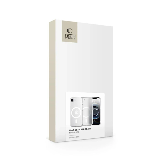 Puzdro pre iPhone 16e Tech-Protect MagSlim MagSafe Matte Ice