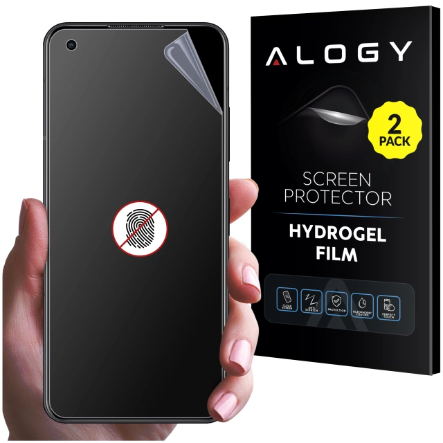 2x Folia "MATOWA" do Asus Zenfone 8 Hydrożelowa Alogy HydroSkin Matte Pro™ na ekran do etui "BEZ ODCISKU PALCÓW"