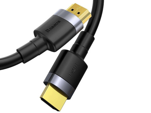 Кабель Baseus Cafule 4K FULL HD 3D HDMI-HDMI 2.0 2м чорно-сірий