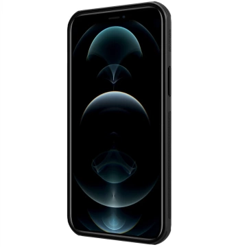 Stojan na pevný kryt Nillkin Super Frosted Shield pre iPhone 13 Pro Max čierny