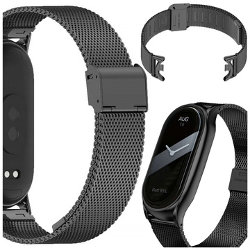 Браслет Smartwatch Band 15 мм для Xiaomi Mi Band 8 / 8 NFC / 9 / 9 NFC Чорний