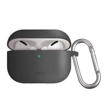 UNIQ pouzdro Vencer AirPods Pro Silikonově šedá / uhlově tmavě šedá
