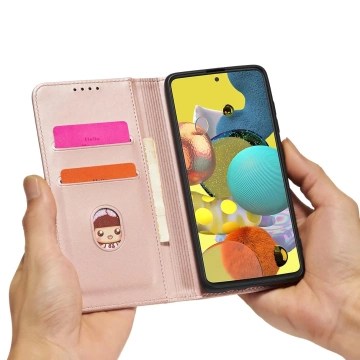 Magnet Card Case Case pro Xiaomi Redmi Note 11 Pro Pouch Wallet Card Holder Pink