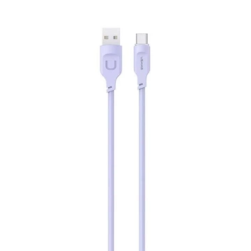 Кабель для швидкої зарядки USMAS USB-C PD 1,2 м фіолетовий