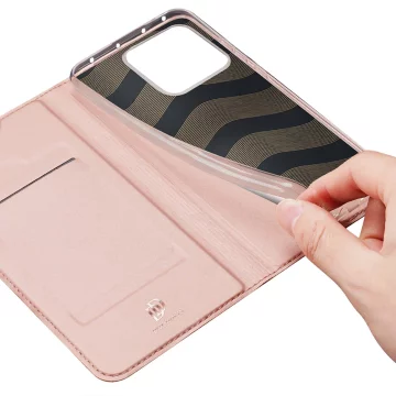 Dux Ducis Skin Pro Hülle Xiaomi 13 Pro Flip Card Wallet Stand Pink