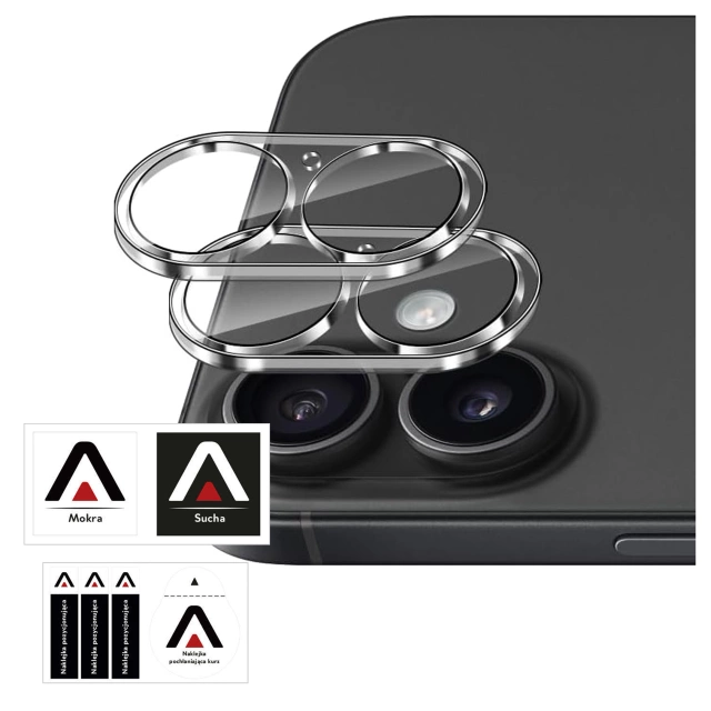 2x Kameralinsenglas für Apple iPhone 16 / 16 Plus Alogy Lens Protector Pro Transparent