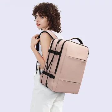 Водонепроникний рюкзак Bange для ноутбука 15.6", city traveler, 45х30х16 см, для роботи, літака, чоловічий, жіночий, з USB портом Чорний
