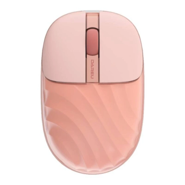 Dareu LM135D Wireless Mouse 1200 DPI 2.4G Bluetooth Pink
