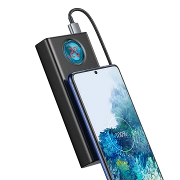 Baseus Amblight 30000mAh Powerbank, 4xUSB, USB-C, 65W (чорний)