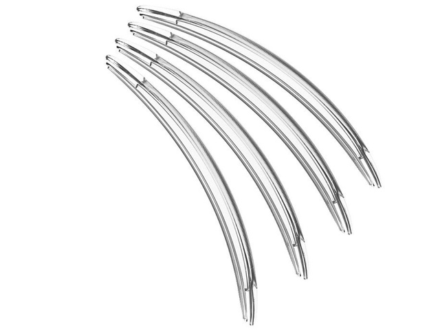 Protective strips 4x Baseus slats bumpers on the edge of the car door Transparent