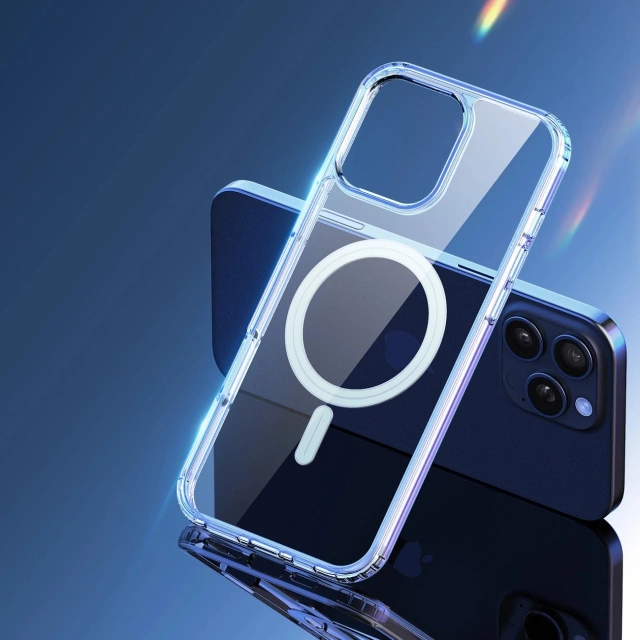 Etui MagSafe do iPhone 16 Pro Dux Ducis Clin Mag Przezroczyste
