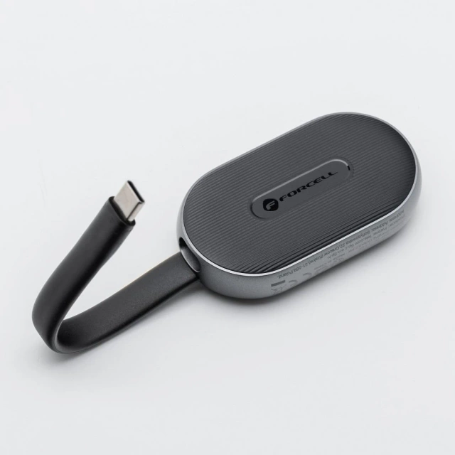 FORCELL F-ENERGY Mini PowerBank pre hodinky 1A 2,5W 1200 mAh Čierna