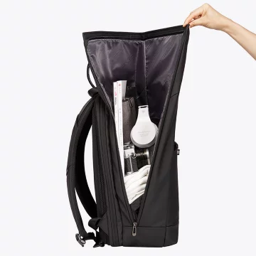 Bange Waterproof Backpack for Laptop 15.6" City Travel 45x30x16 cm for Work Airplane Men's Women's with USB Port Black