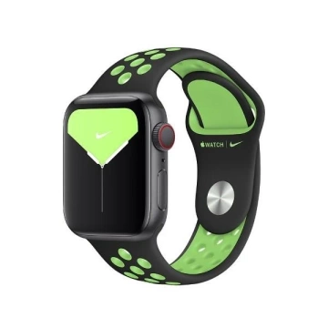 Remienok na Apple Watch MXQW2FE/A 38/40/41 mm Nike Sport Brand black-lime/black-lime blast